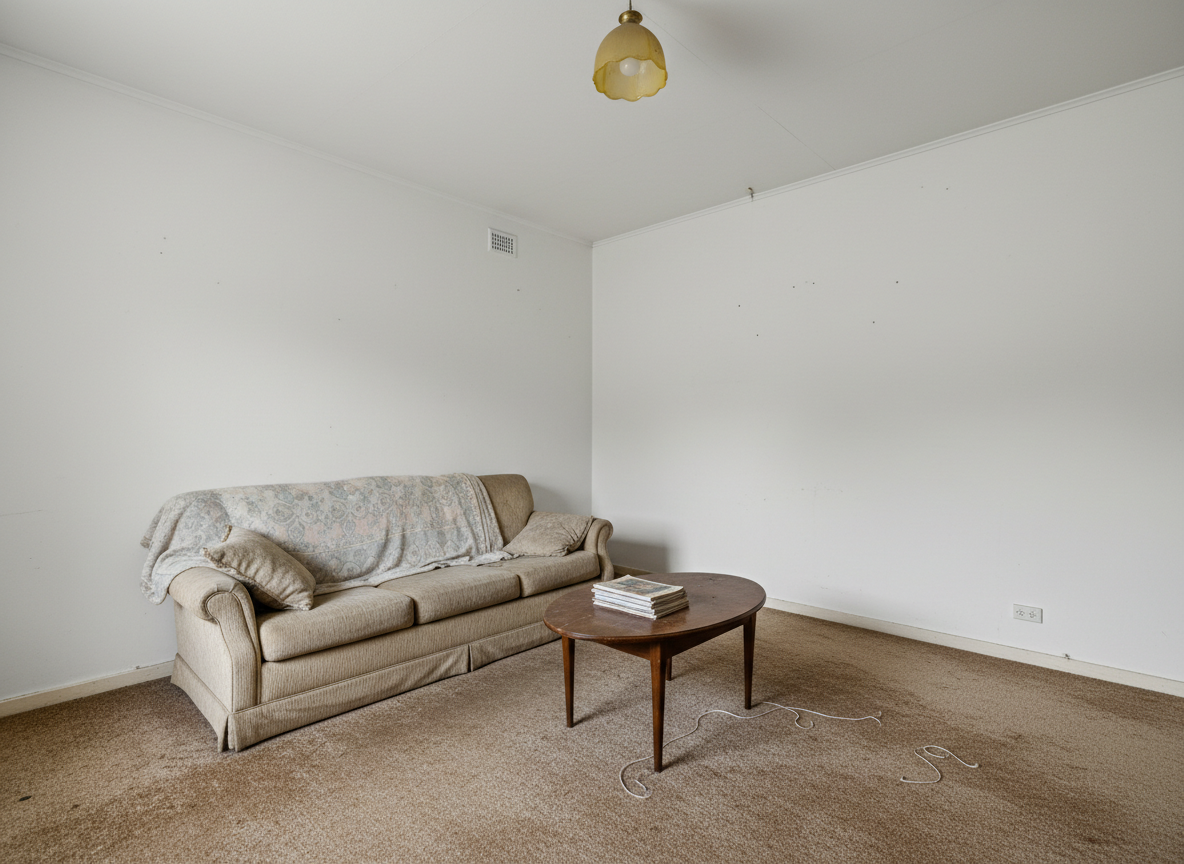 Living room before redesign