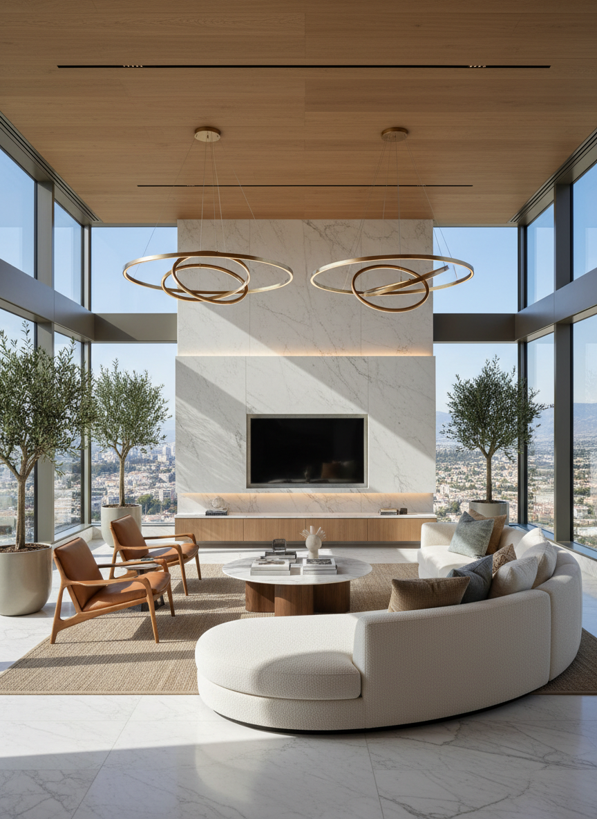 Luxury room redesigned by restylai