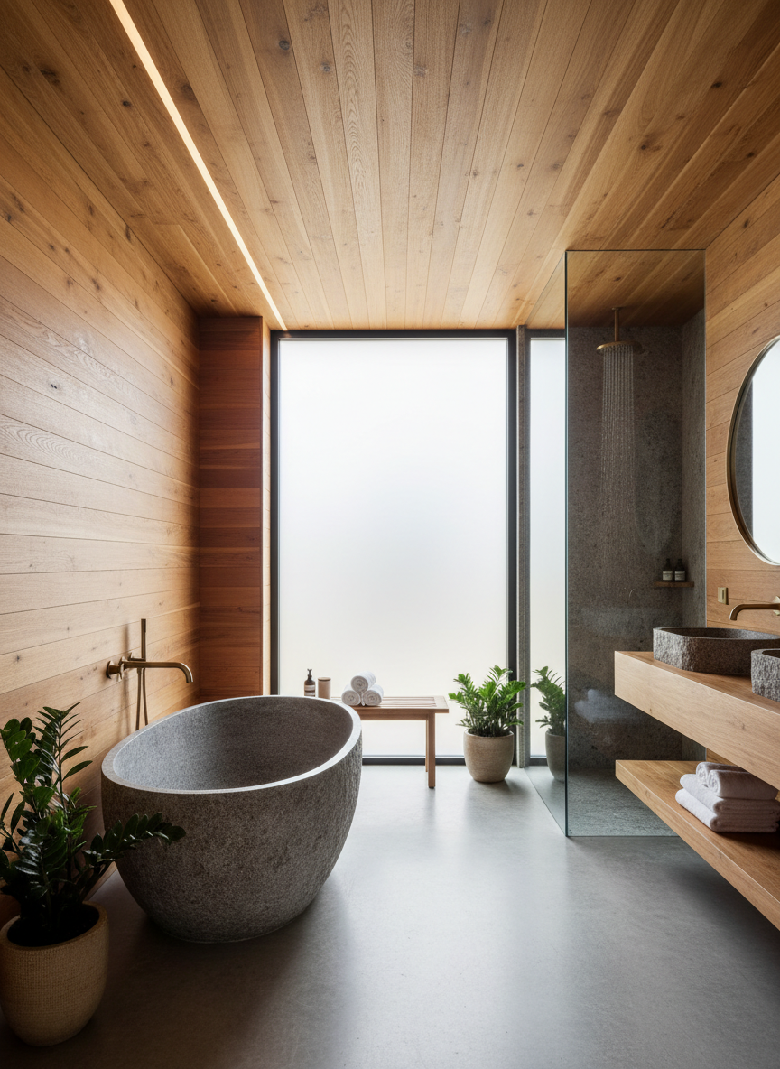 Spa room redesigned by restylai